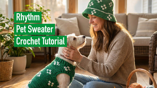 Rhythm Pet Sweater Crochet Tutorial Cover