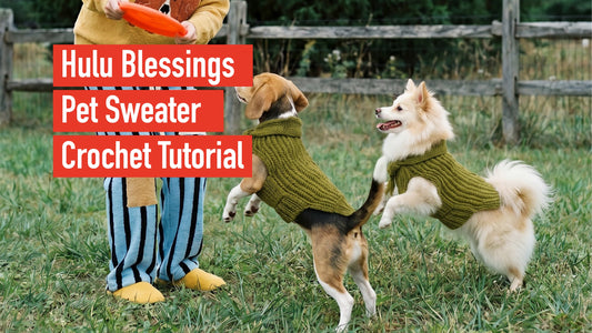 Hulu Blessings Pet Sweater Crochet Tutorial Cover