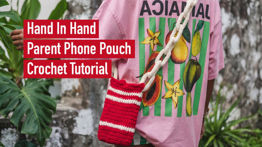 Hand In Hand Parent Phone Pouch Crochet Tutorial Cover