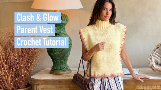 Clash & Glow Parent Vest Crochet Tutorial