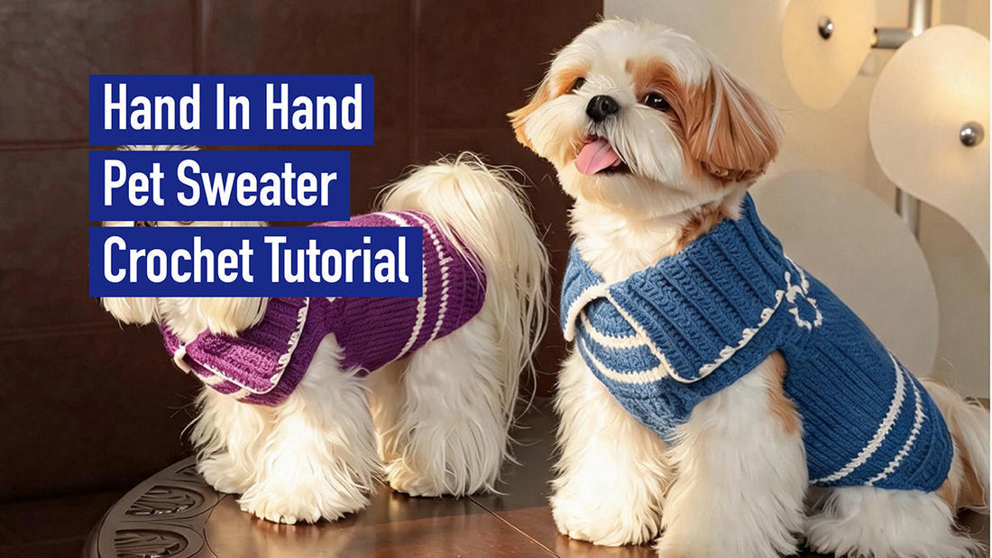Hand In Hand Pet Sweater Crochet Tutorial