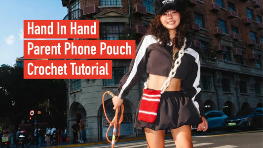 Hand In Hand Parent Phone Pouch Crochet Tutorial
