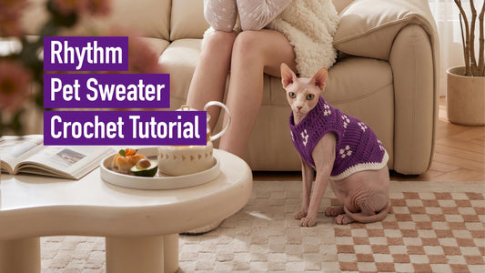 Rhythm Pet Sweater Crochet Tutorial