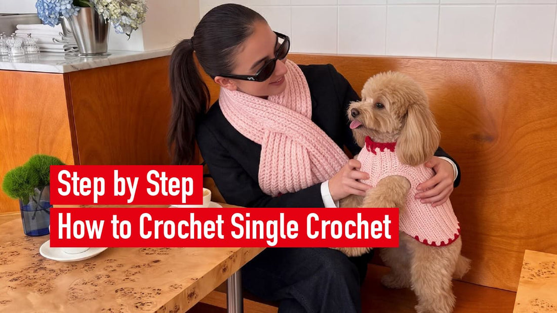 Step by Step How to Crochet Single Crochet