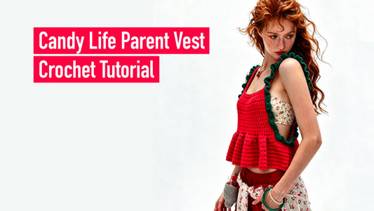 Candy Life Parent Vest Crochet Tutorial Cover