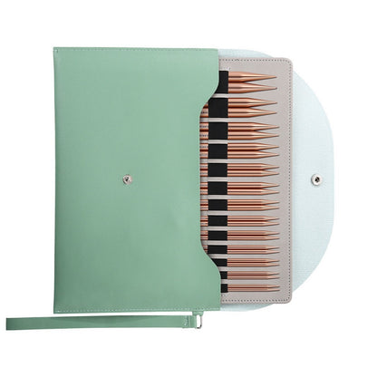 Interchangeable Circular Knitting Needles Case - Rose Gold