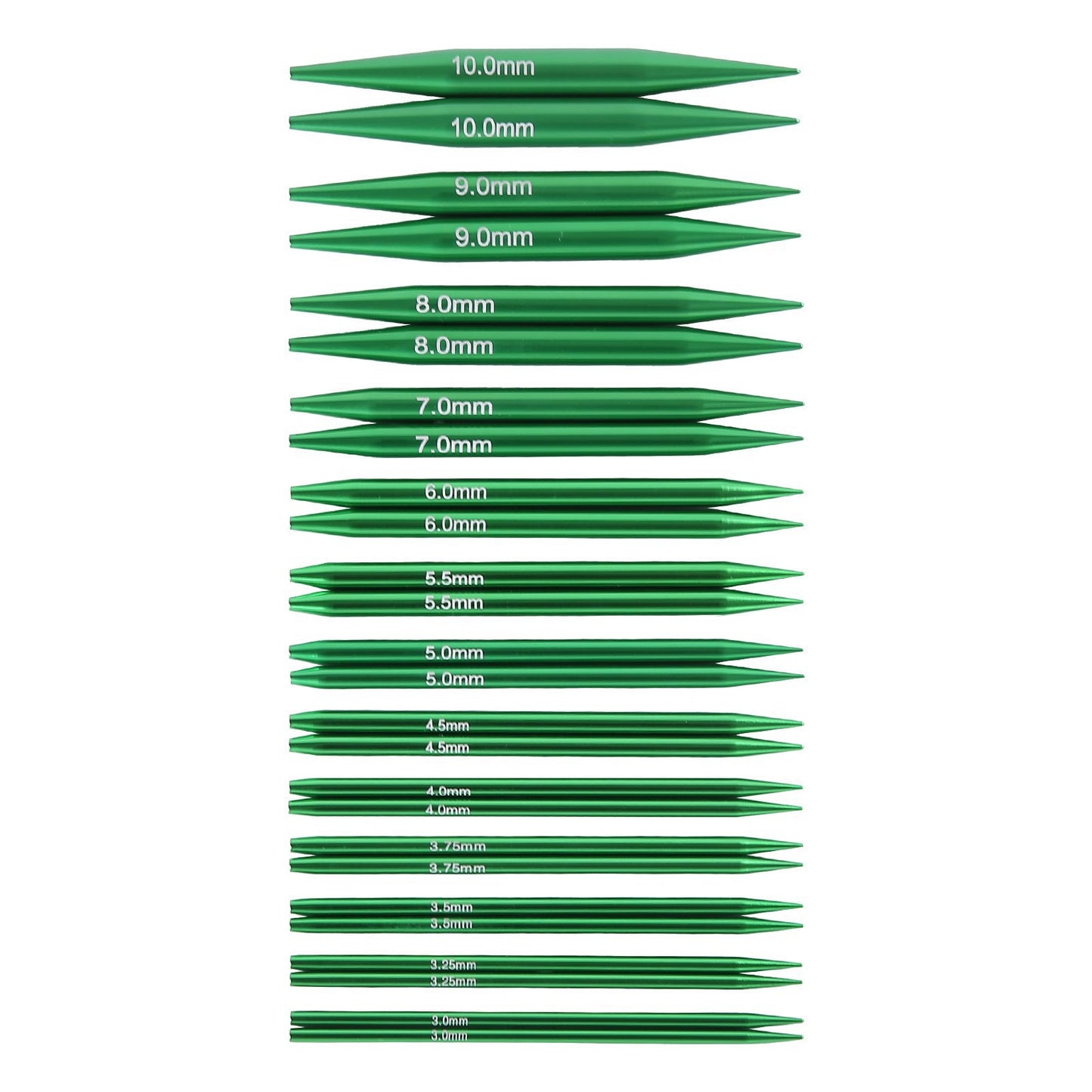 Interchangeable Circular Knitting Needles Tips - Green