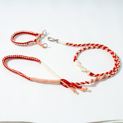 Shoulder Loop Mixed-Knot 3-Color Leash Kit