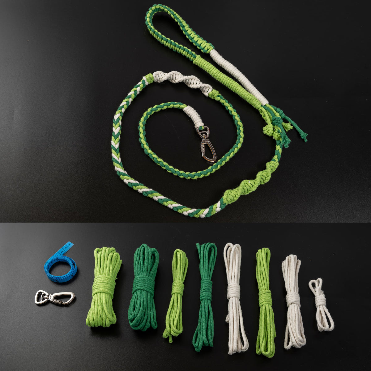 Shoulder Loop Mixed-Knot 3-Color Leash Kit