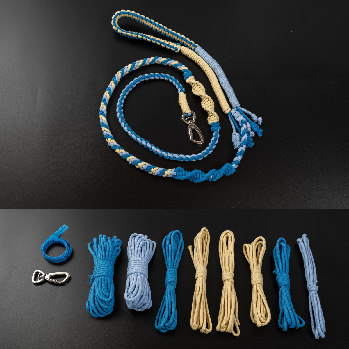 Shoulder Loop Mixed-Knot 3-Color Leash Kit