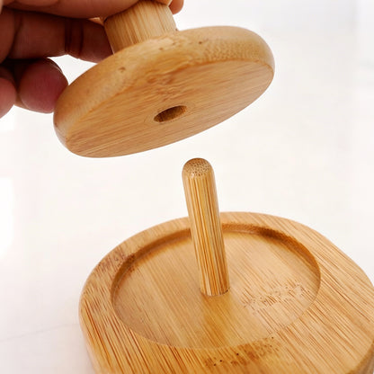 Wooden Spool Rack Single Assembly